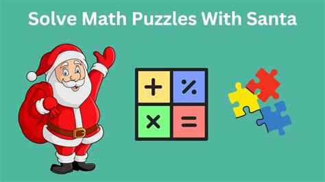 Solve Math Puzzles With Santa