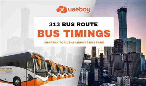 313 Bus Route | Sharjah To Dubai Airport Bus Timings, Fares, Map - Uaeboy