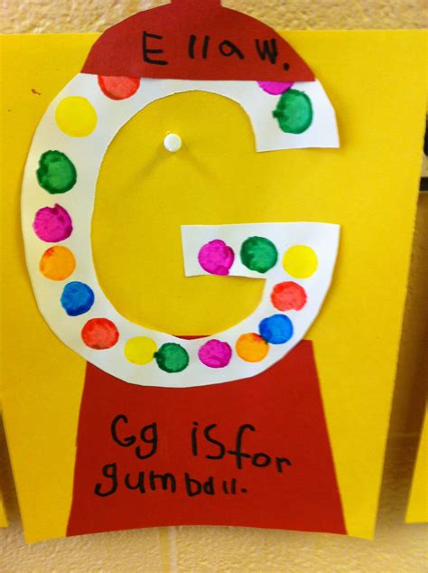 G Is For Gumball Printable