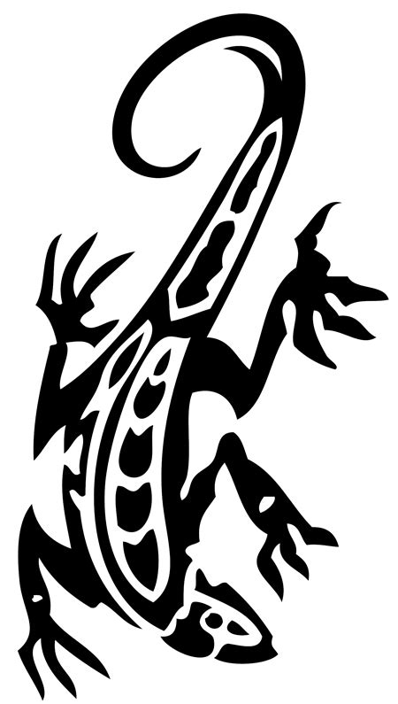 Tribal Lizard Tattoo | The Free Images