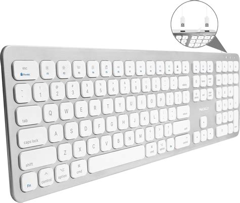 Amazon.com: Macally Wired Keyboard for Mac - Compatible Apple Keyboard ...