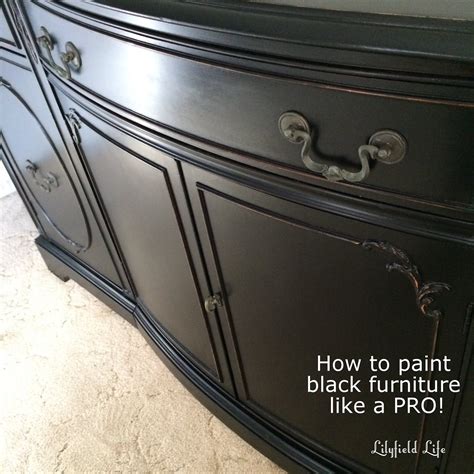 Lilyfield Life: How to paint furniture black like a boss