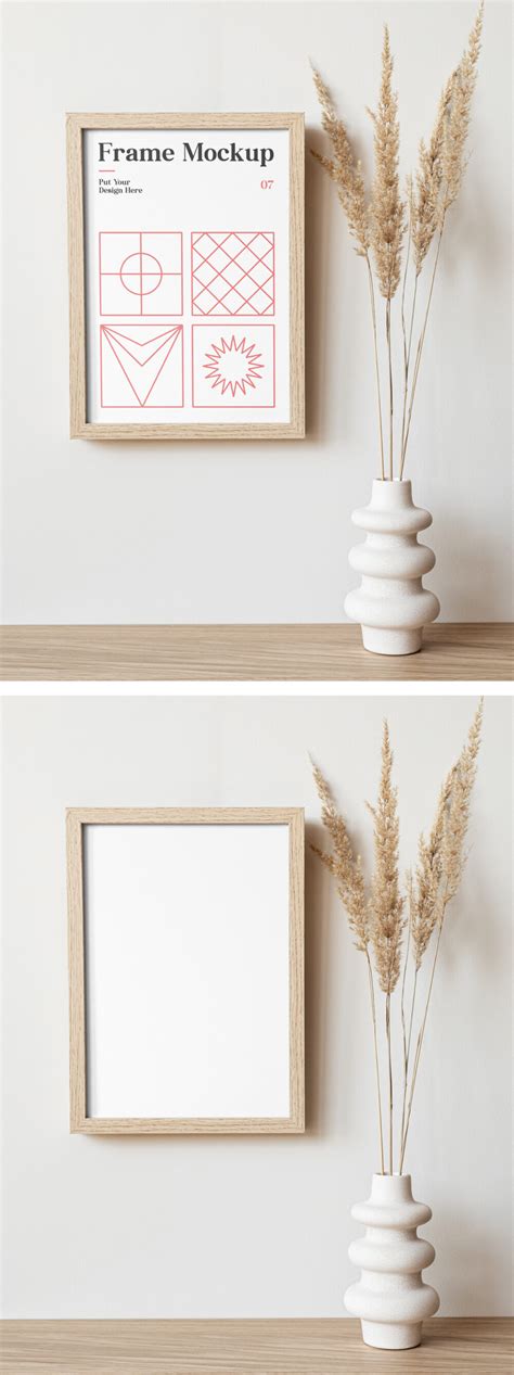 Frame on the Wall Mockup — Mr.Mockup | Graphic Design Freebies