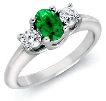 Emerald Engagement Rings - Deep Green Brilliance