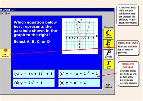 Screenshot of Practice Exercise | Math Tutor Inc.