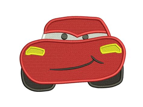 McQueen Disney Cars Embroidery Design | Disney applique designs ...