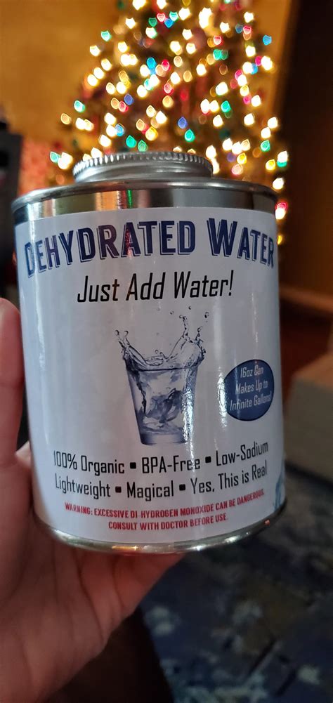 Dehydrated water : r/funny