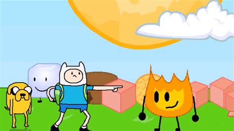 Finn The human vs Firey(BFDI) - YouTube