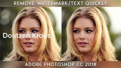 Remove Watermark Text Quickly From Any Images Adobe Photoshop Cc | My XXX Hot Girl