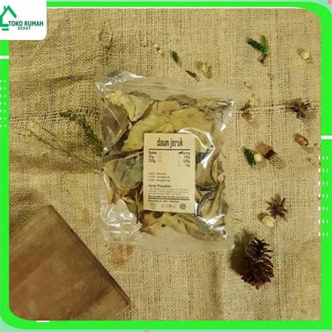 Jual DAUN JERUK PURUT KERING 100 GRAM - Citrus Hystrix - MURNI - JSR di ...