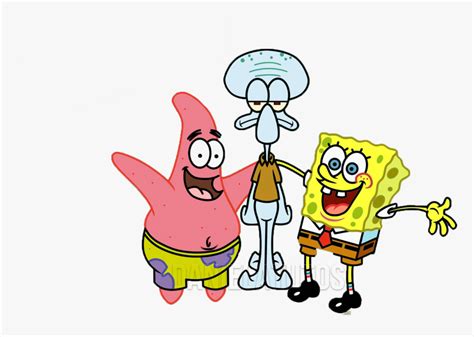 Spongebob Characters Png - Spongebob And Patrick Png, Transparent Png - kindpng