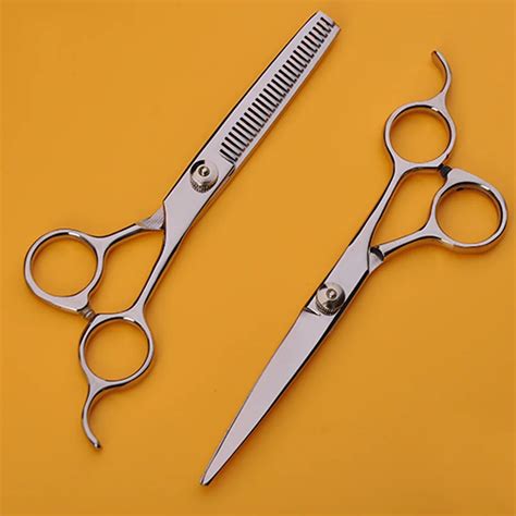 AHUAPET Curved Scissors Dog Grooming Kit Scissors Pet Grooming Thinning ...