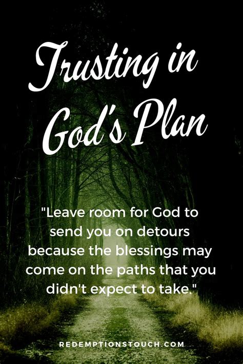 God Has A Plan | Gods plan quotes, Trust god, Spiritual quotes