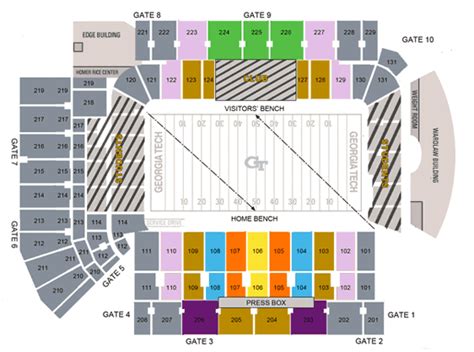 Litchford blog: bobby dodd stadium seating chart