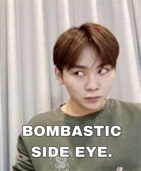 svt seungkwan - bombastic side eye. in 2023 | Eyes meme, Side eye ...