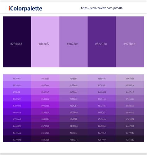 2 Latest Color Schemes with Perfume And Wisteria Color tone ...