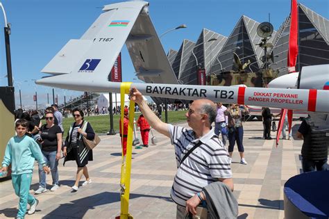 Turkey shows off drones at Azerbaijan air show