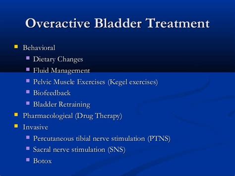 Bladder Retraining