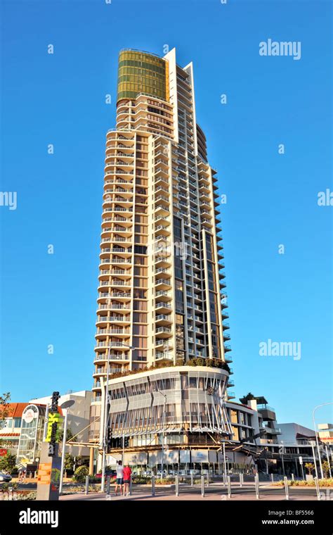 Modern city skyline of Surfers Paradise Queensland Australia Stock ...