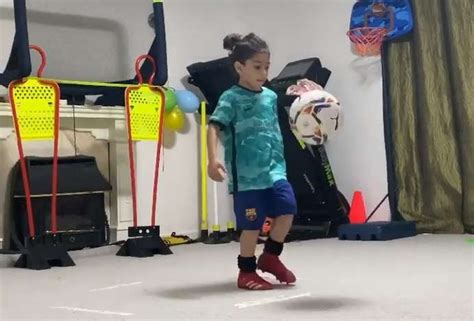 Meet Arat Hosseini, 7, Liverpool's youngster who idolises Lionel Messi and has 4.6 million followers