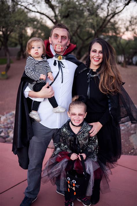 Sweet & Spooky \\ DIY Vampire Family Costume