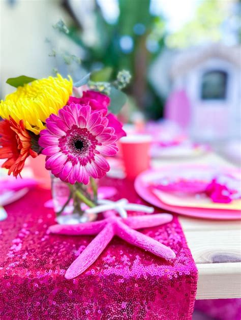 Kara's Party Ideas Girly Pink Surf’s Up Party | Kara's Party Ideas