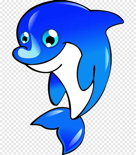 Blue Dolphin Cartoon