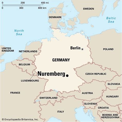 Nuremberg: location - Students | Britannica Kids | Homework Help