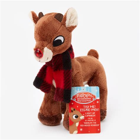 Rudolph the Red-Nosed Reindeer Light Up Plush Toy | Claire's US