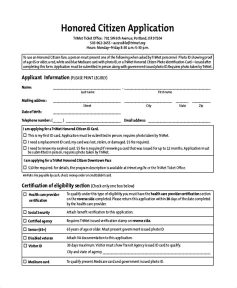 FREE 9+ Sample Citizenship Application Forms in MS Word | PDF | Excel