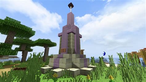 My dragon egg monument : r/Minecraft