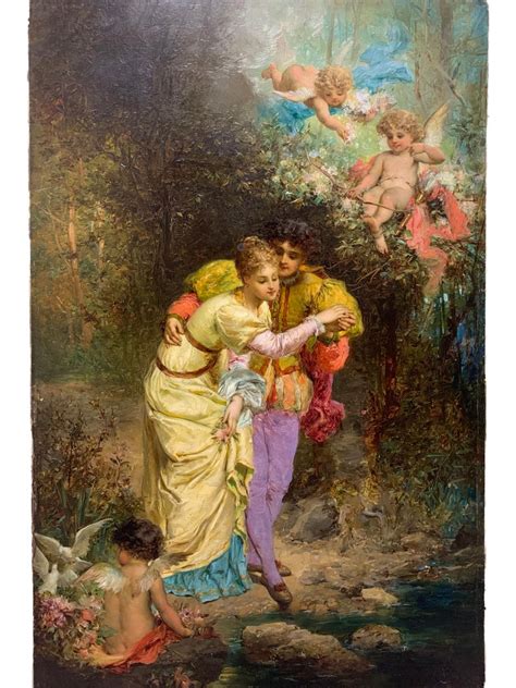 Hans Zatzka - Hanz Zatska Austrian Cherubs Renaissance Figures Outdoor ...