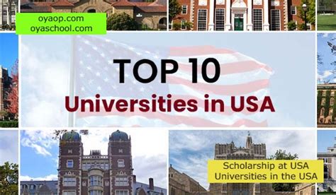 Scholarship at USA Universities in the USA - OYA Opportunities | OYA Opportunities