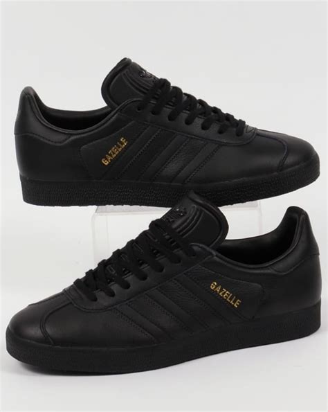 Adidas Gazelle Leather, Trainers, Black, Originals,mens