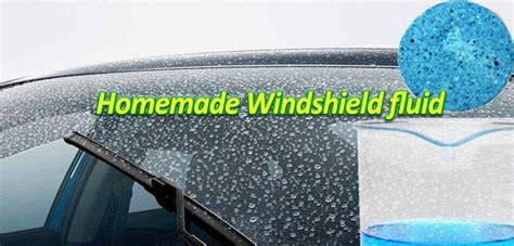 Homemade Windshield Washer Fluid - All About Cars News Gadgets