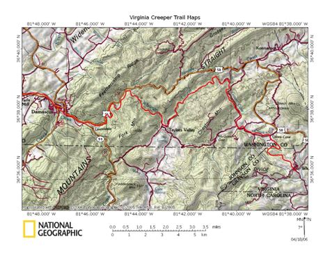 Trail Maps & Information - Virginia Creeper Trails