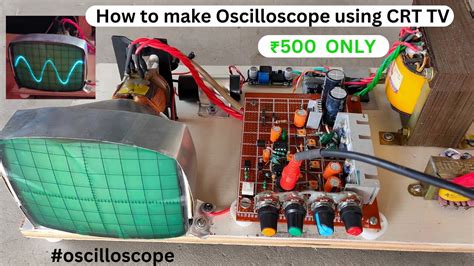 How to make Oscilloscope using CRT TV || diy analog oscilloscope || FULL VIDEO COMEING SOON⚡⚡ ...