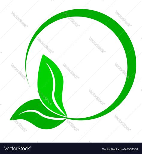 Simple for your logo element design green concept Vector Image