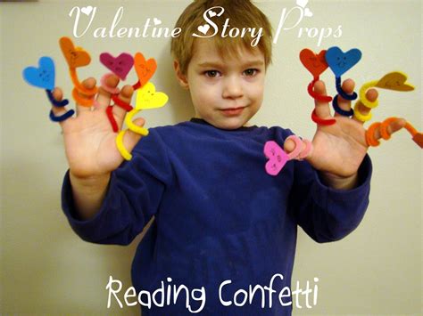 Reading Confetti: Valentine Story Props book: One Heart:A Valentine ...