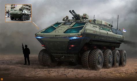 Lazar 5 Armored Vehicle by IvanSevic | Armored vehicles, Futuristic ...