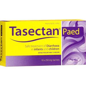 Tasectan Paed for Diarrhea 250 mg 10 Sachets - Med365