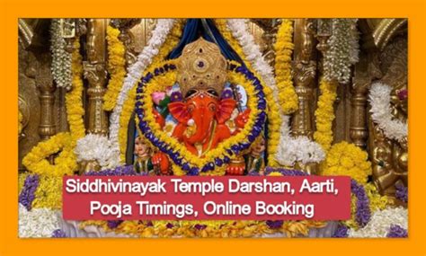 Siddhivinayak Temple Darshan, Aarti, Pooja Timings, Online Booking ...