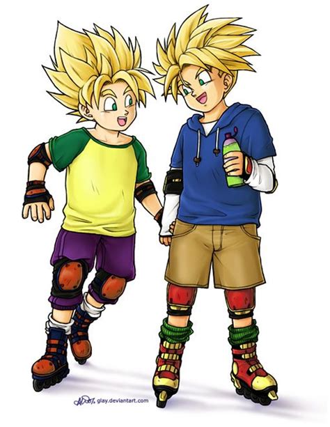 Adorable fan art of Goten and Trunks. Dragon Ball Gt, Dragon Ball Z ...