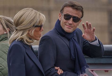 Emmanuel Macron and First Lady Brigitte were mocked for taking a 'least ...