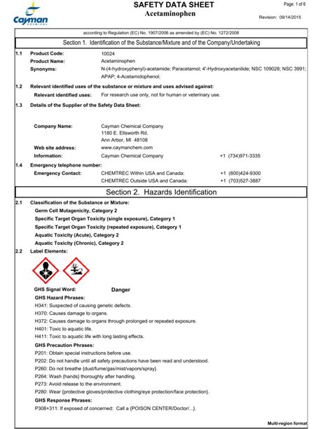 Safety Data Sheet (SDS)