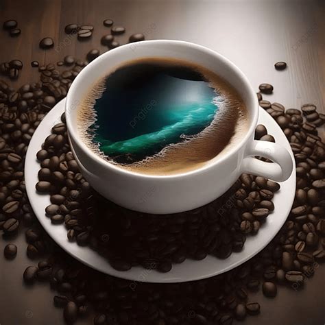 Coffee Cup With Beans Background, Coffe Cup, Coffee Beans, Coffee Background Image And Wallpaper ...