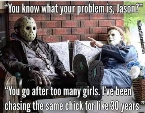 Micheal Myers giving Jason relationship advice | Halloween Forum