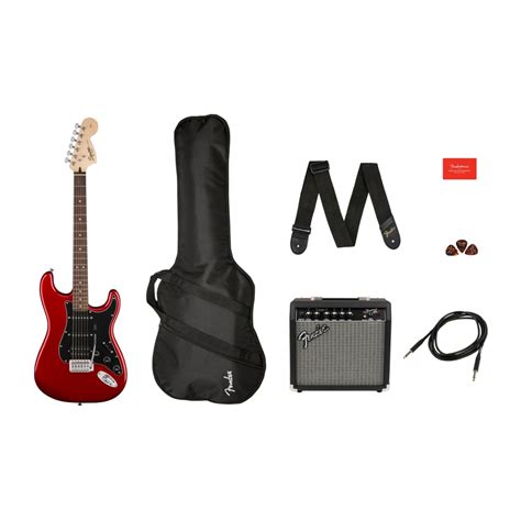 Гитарный набор Squier Strat Pack HSS Candy Apple Red - купить за 16720 ...