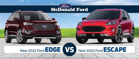 2022 Ford Edge vs. Escape | Interior, Performance, Technology