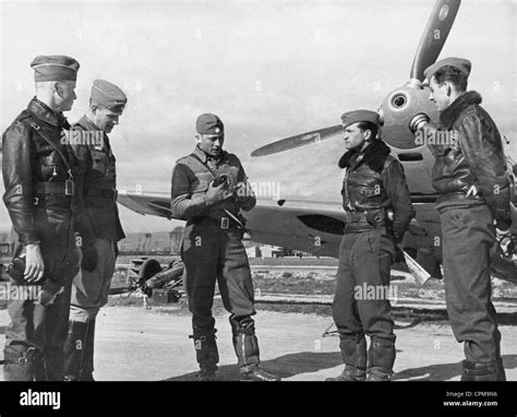 Pilots of the Legion Condor in Spain, 1939 Stock Photo - Alamy